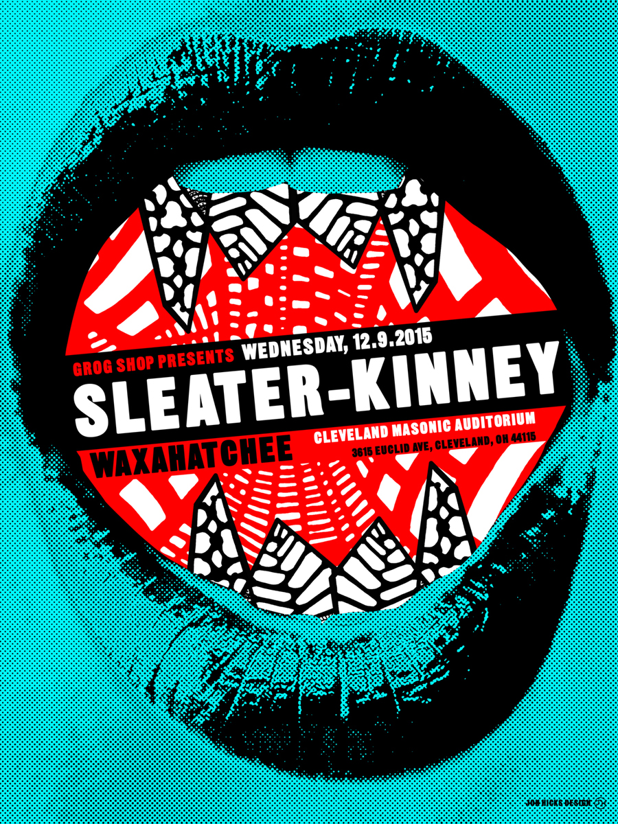Sleater-Kinney Serigraph 